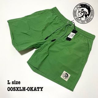 DIESEL - 【新品】L ディーゼル ショートパンツ スイムウェア タウンユース 緑 グリーン