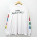 XL★古着 長袖 Tシャツ メンズ ニンテンドー マリオカート 大きいサイズ …