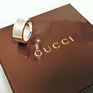 グッチ(Gucci)の激レア！ グッチ GUCCI ロゴ リング Ring size9(リング(指輪))