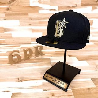 ニューエラー(NEW ERA)のレア【ニューエラ×横浜ベイスターズ】限定コラボ ゴールド ロゴ キャップ 黒×金(キャップ)