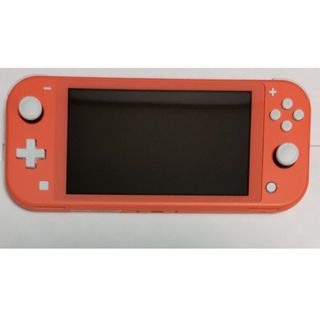 ニンテンドースイッチ(Nintendo Switch)の【1か所キズあり】ニンテンドースイッチライト　コーラル(家庭用ゲーム機本体)