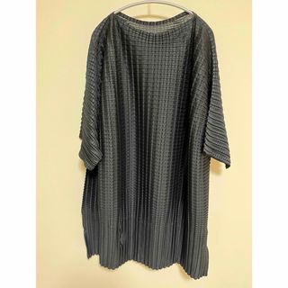 プリーツプリーズイッセイミヤケ(PLEATS PLEASE ISSEY MIYAKE)のPLEATS PLEASE⭐︎アラレワンピースチュニックプリーツプリーズ(ひざ丈ワンピース)