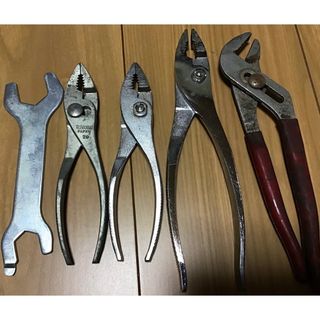 工具 ペンチ プライヤーなど　5本セット