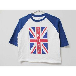 NEIGHBORHOOD - 【値下げ!】《ネイバーフッド/NEIGHBORHOOD》130cm 七分袖カットソー 白×青【中古】子供服 キッズ kids 男の子 春夏 422032 tops