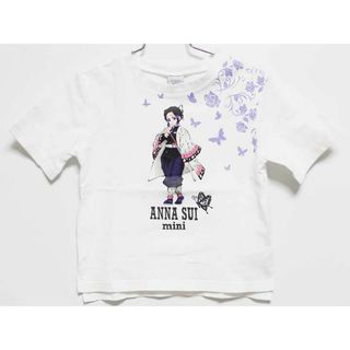 アナスイ(ANNA SUI)の【夏物 新入荷!】‡アナスイミニ/ANNA SUI mini‡105cm 半袖Tシャツ/半袖カットソー 白 鬼滅の刃コラボ【中古】子供服 キッズ kids 女の子 夏 tops 214042(Tシャツ/カットソー)