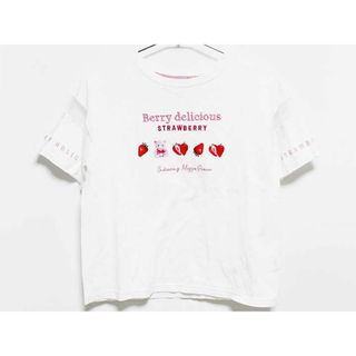 メゾピアノ(mezzo piano)の【夏物 新入荷!】‡メゾピアノ/mezzo piano‡160cm 半袖Tシャツ/半袖カットソー 白系【中古】子供服 キッズ kids ジュニア 女の子 夏 tops 614042(Tシャツ/カットソー)