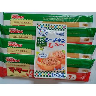 ニッシンセイフン(日清製粉)の日清製粉　Welna　マ・マースパゲッティ1.6mm＊シーチキンL(麺類)