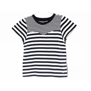 ケイトスペードニューヨーク(kate spade new york)の【夏物 新入荷!】[ケイトスペードニューヨーク/kate spade new york kids]130cm 半袖Tシャツ/半袖カットソー 濃紺×白 【中古】子供服 キッズ kids 女の子 夏 tops 614042(Tシャツ/カットソー)