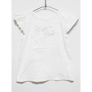 メゾピアノ(mezzo piano)の【夏物 新入荷!】‡メゾピアノ/mezzo piano‡140cm 半袖Tシャツ/半袖カットソー 白【中古】子供服 キッズ kids ジュニア 女の子 夏 tops 614042(Tシャツ/カットソー)