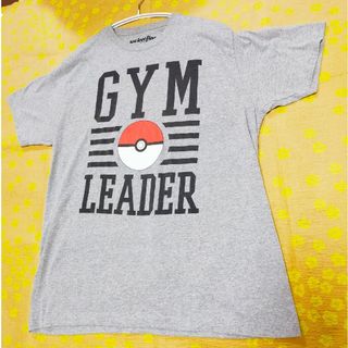 メンズ　ポケモン　Tシャツ　半袖　ジムリーダー　モンスターボール　L