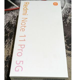 中古 Redmi REDMI NOTE 11 PRO 5G グラファイトグレイ(スマートフォン本体)