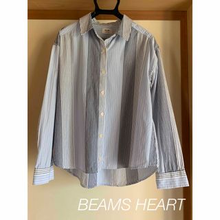 【BEAMS HEART】ビームスハート　チェック　長袖　シャツ　ストライプ