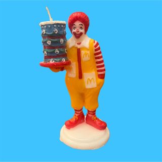 マクドナルド(マクドナルド)のロナルド　ドナルド　キャンドル　マクドナルド　ビンテージ　ヴィンテージ    (キャラクターグッズ)