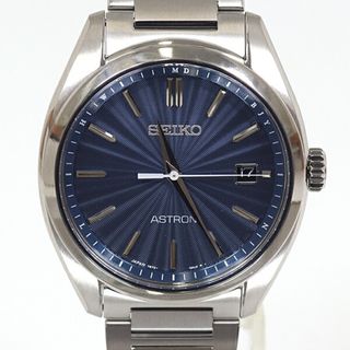 セイコー(SEIKO)のSEIKO セイコー メンズ腕時計 アストロン SBXY031 ソーラー電波 ブルー文字盤 チタン【中古】(腕時計(アナログ))