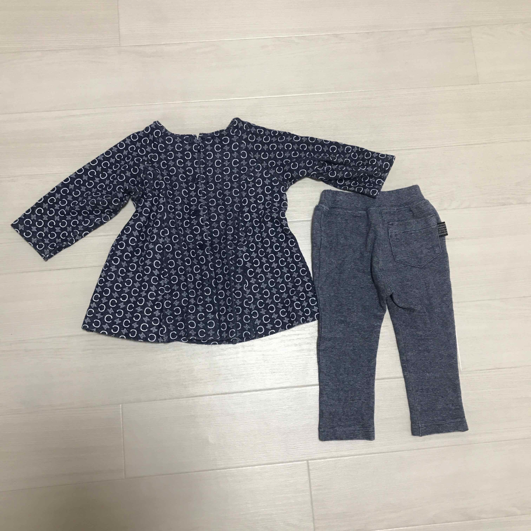 celine(セリーヌ)のCELINE  BABY  80  上下セット キッズ/ベビー/マタニティのベビー服(~85cm)(ワンピース)の商品写真