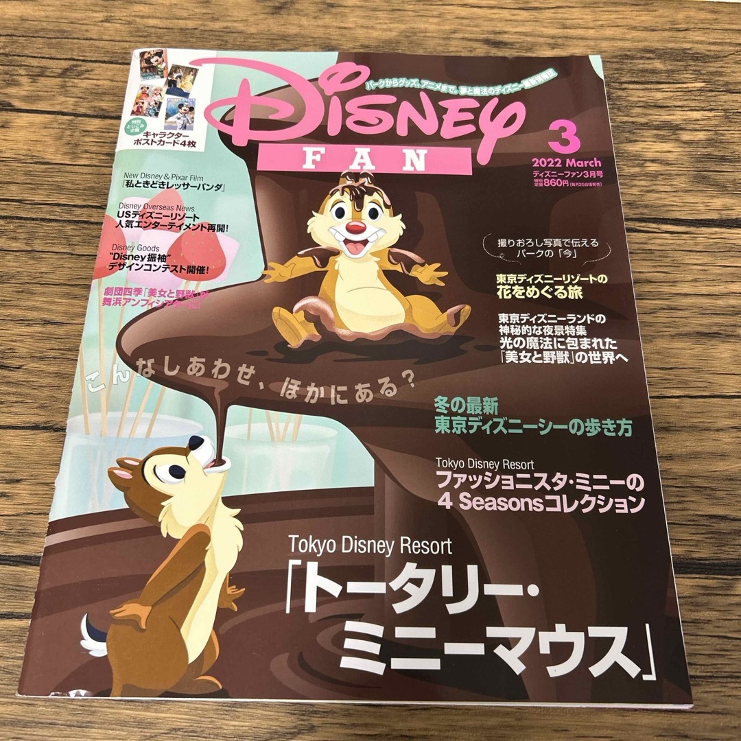 Disney(ディズニー)のDisney FAN (ディズニーファン) 2022年 03月号 [雑誌] エンタメ/ホビーの雑誌(その他)の商品写真