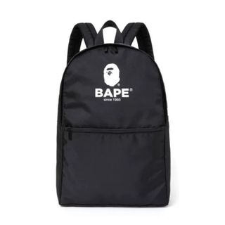 BAPE◆A BATHING APE◆黒サル◆猿顔◆バッグパック／リュック◆付録