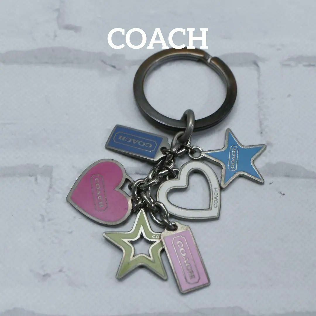 COACH(コーチ)の【匿名配送】COACH コーチ キーホルダー キーリング シルバー レディースのアクセサリー(チャーム)の商品写真