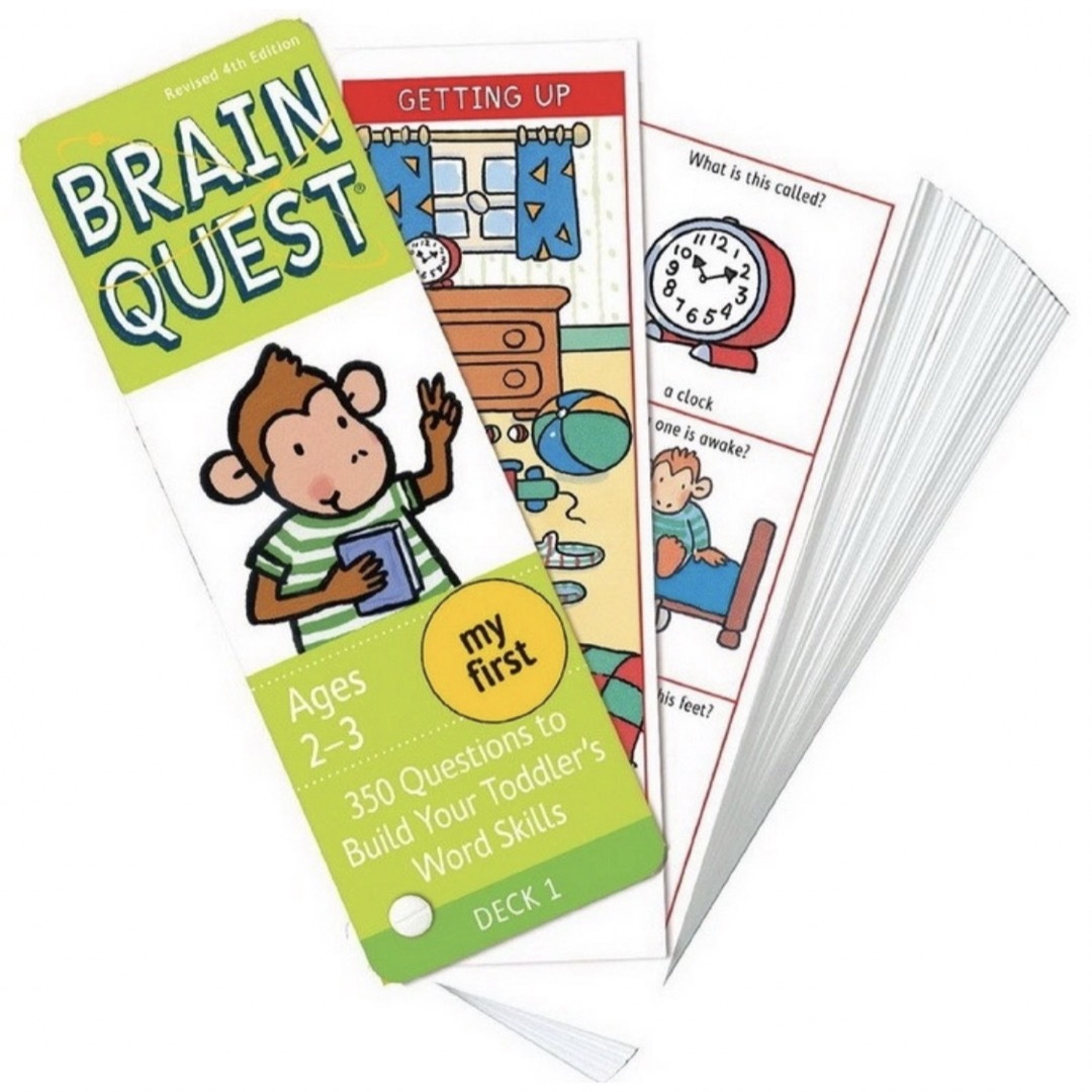 Disney(ディズニー)の新品　ブレインクエスト　英語カード　BrainQuest maiyapen エンタメ/ホビーの本(絵本/児童書)の商品写真