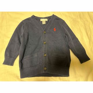 ポロラルフローレン(POLO RALPH LAUREN)のラルフローレン　ネイビー　カーディガン　12M(ニット/セーター)