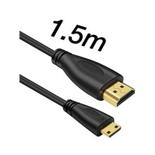 Mini HDMI ケーブル Mini HDMI HDMI変換ケーブ 1.5m