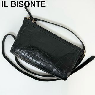 イルビゾンテ(IL BISONTE)の24D02 IL BISONTE イルビゾンテ ショルダーバッグ 型押し(ショルダーバッグ)