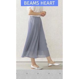 ビームス(BEAMS)のBEAMS HEART  シフォンサイドプリーツワイドパンツ(その他)