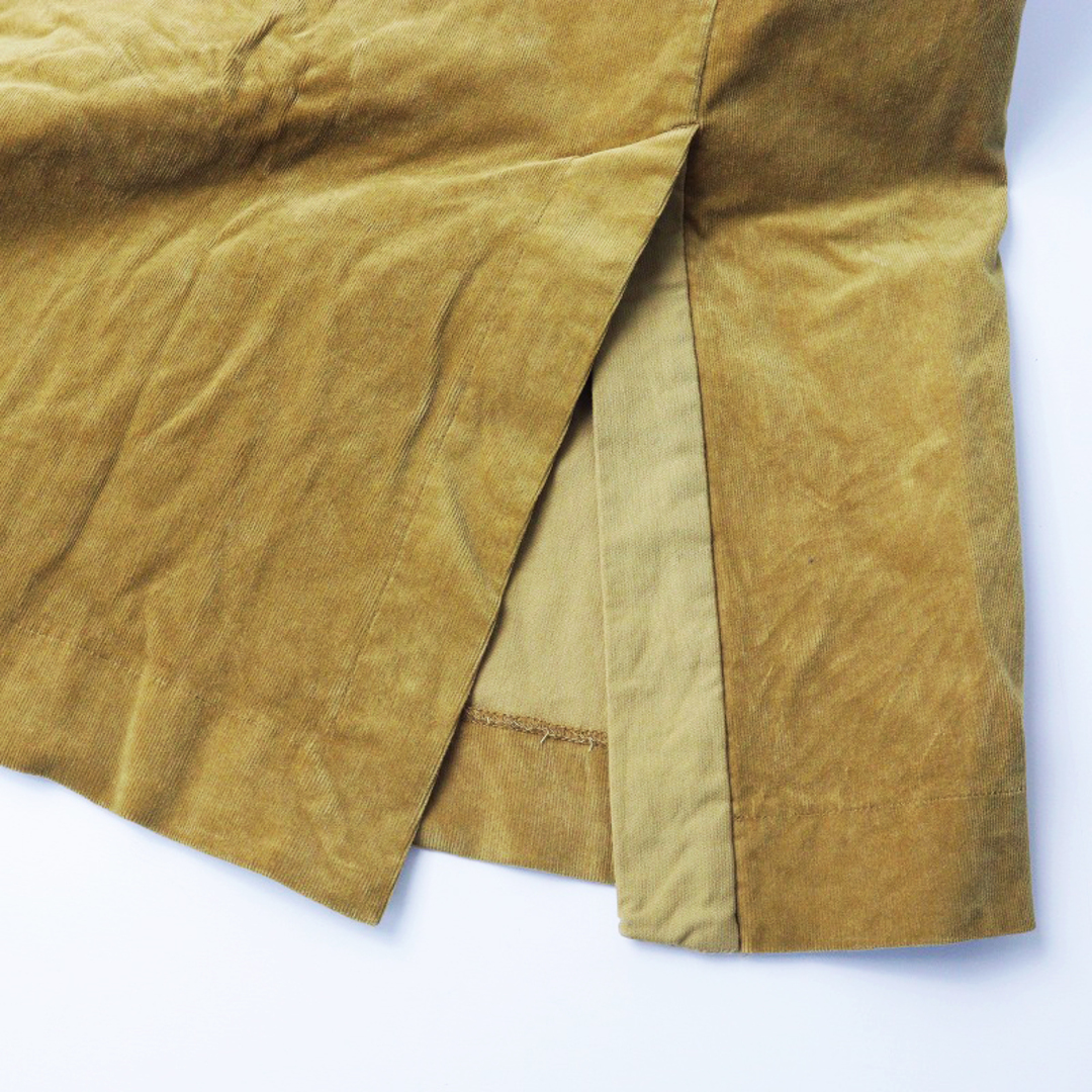 パラスパレス Pal'las Palace コーデュロイスリットロングスカート 3/キャメル ボトムス フレア 【2400013809955】 レディースのスカート(ひざ丈スカート)の商品写真
