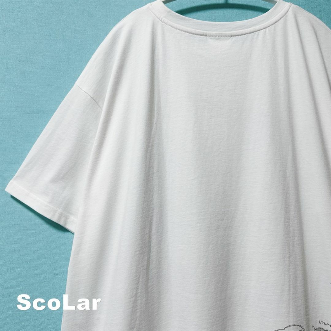 ScoLar(スカラー)の【ScoLar】スカラー 夢見るガブモンと執事 ビックTシャツ タグ付未使用 レディースのトップス(Tシャツ(半袖/袖なし))の商品写真