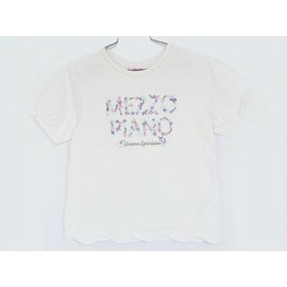 メゾピアノ(mezzo piano)の【夏物 新入荷!】[メゾピアノ/mezzo piano]130cm 半袖カットソー/半袖Tシャツ 白【中古】子供服 キッズ kids 女の子 夏 tops 614042(Tシャツ/カットソー)