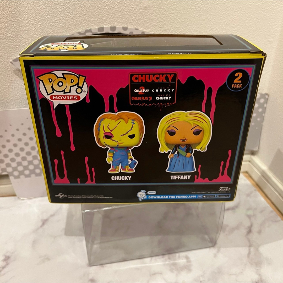 FUNKO(ファンコ)のレアFUNKO POP! 　チャッキーの花嫁　チャッキー&ティファニー　限定 エンタメ/ホビーのフィギュア(SF/ファンタジー/ホラー)の商品写真