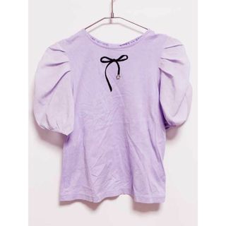 アナスイ(ANNA SUI)の【夏物 新入荷!】‡アナスイミニ/ANNA SUI mini‡140cm 半袖Tシャツ/半袖カットソー 紫【中古】子供服 キッズ kids ジュニア 女の子 夏 tops 214042(Tシャツ/カットソー)