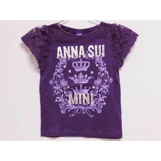 アナスイ(ANNA SUI)の【夏物 新入荷!】‡アナスイミニ/ANNA SUI mini‡120cm 半袖Tシャツ/半袖カットソー 紫【中古】子供服 キッズ kids 女の子 夏 tops 214042(Tシャツ/カットソー)