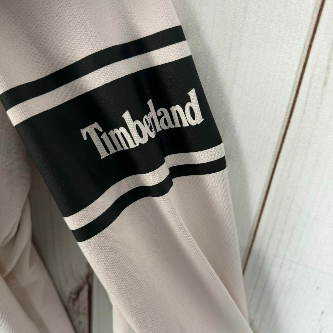 Timberland(ティンバーランド)の【希少モデル】　ティンバーランド　モトグッツィ　コラボパーカー　ハーフジップ　Ｌ メンズのトップス(パーカー)の商品写真