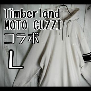 ティンバーランド(Timberland)の【希少モデル】　ティンバーランド　モトグッツィ　コラボパーカー　ハーフジップ　Ｌ(パーカー)