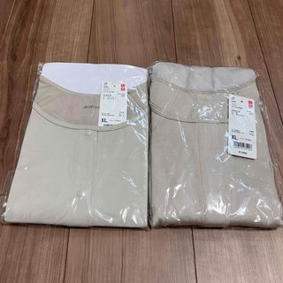 ユニクロ(UNIQLO)のパルヤマジ様　おまとめ　ユニクロ　ナチュラルXL エアリズムandマジックテープ(カットソー(長袖/七分))