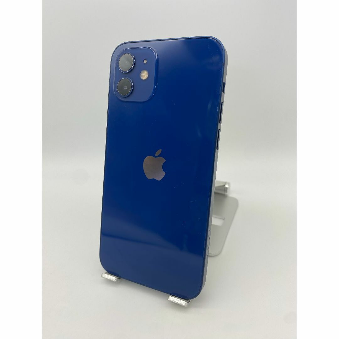 077 iPhone12 128GB ブルー/シムフリー/新品バッテリー100% スマホ/家電/カメラのスマートフォン/携帯電話(スマートフォン本体)の商品写真