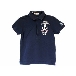 ミキハウス(mikihouse)の【夏物 新入荷!】[ミキハウス/mikihouse]110cm 半袖ポロシャツ 紺【中古】子供服 キッズ kids 男の子 夏 tops 614042(その他)