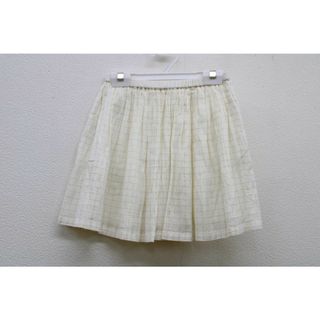 【春物 新入荷!】新品 未使用品▼ボントン/BONTON▼138cm(10) スカート ベージュ×ゴールド  子供 キッズ kids  女の子 bottoms 春夏 904042(スカート)