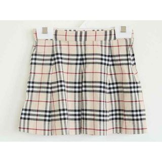 バーバリー(BURBERRY)の【春夏物 新入荷!】†バーバリー/BURBERRY†100cm スカート ベージュ×黒【中古】子供服 キッズ kids 女の子 春夏秋 bottoms 214042(スカート)