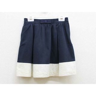 トッカバンビーニ(TOCCA BAMBINI)の【春物 新入荷!】▼トッカ/TOCCA BAMBINI▼130cm スカート 濃紺×アイボリー 【中古】子供 キッズ kids  女の子 bottoms 春夏秋冬 904042(スカート)