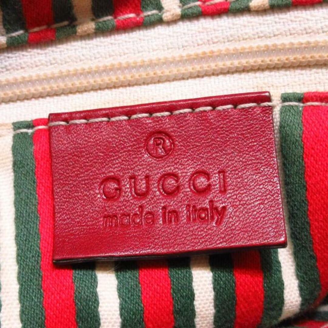 Gucci(グッチ)のGUCCI(グッチ) ショルダーバッグ ニューブリット 182491 ボルドー×レッド レザー レディースのバッグ(ショルダーバッグ)の商品写真