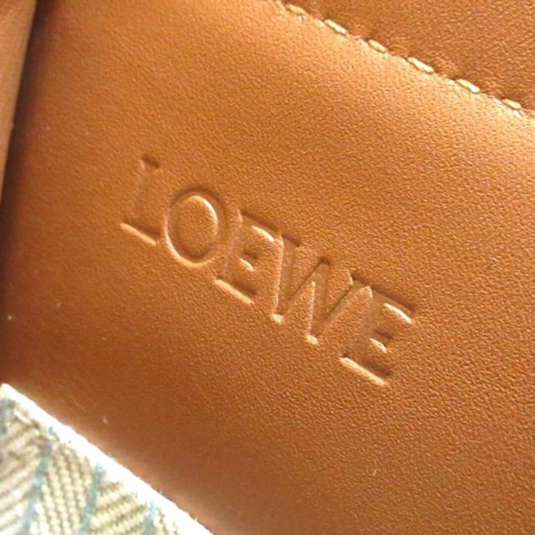 LOEWE(ロエベ)のLOEWE(ロエベ) トートバッグ クッショントート ライトブルー×ブラウン キャンバス×レザー レディースのバッグ(トートバッグ)の商品写真