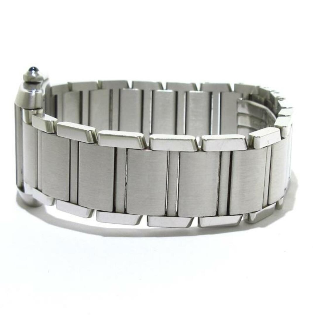 Cartier(カルティエ)のCartier(カルティエ) 腕時計 タンクフランセーズMM W51011Q3 ボーイズ SS 白 レディースのファッション小物(腕時計)の商品写真