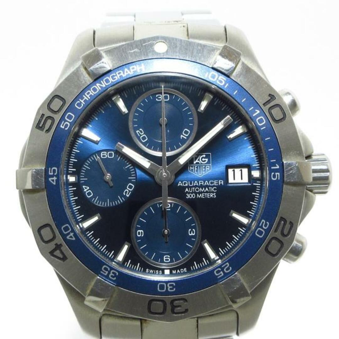 TAG Heuer(タグホイヤー)のTAG Heuer(タグホイヤー) 腕時計 アクアレーサー CAF2112.BA0809 メンズ クロノグラフ/SS ブルー メンズの時計(その他)の商品写真