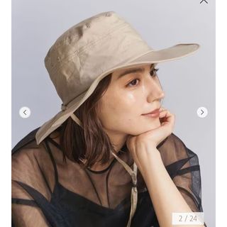 ビューティアンドユースユナイテッドアローズ(BEAUTY&YOUTH UNITED ARROWS)のBEAUTY&YOUTH  ワイドブリム ハット　新品タグ付(ハット)