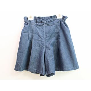 ニットプランナー(KP)の【春物 新入荷!】▲ニットプランナー/KP/ケーピー▲150cm キュロットスカート/キュロットパンツ/ショートパンツ インディゴ【中古】子供服 キッズ kids ジュニア 女の子 春夏 bottoms 014042(その他)