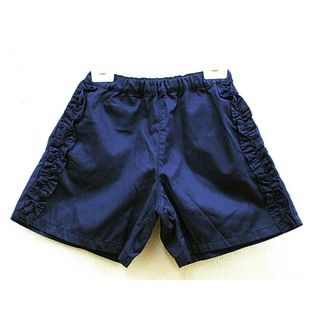 ハッカキッズ(hakka kids)の【春夏物 新入荷!】▼ハッカキッズ/HAKKA kids▼130cm キュロットスカート/キュロットパンツ/ショートパンツ 濃紺【中古】 子供 キッズ kids  女の子 bottoms 春夏 904042(その他)