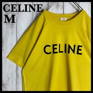 celine - 【希少カラー】セリーヌ☆ビッグロゴ入りTシャツ イエロー 即完売モデル