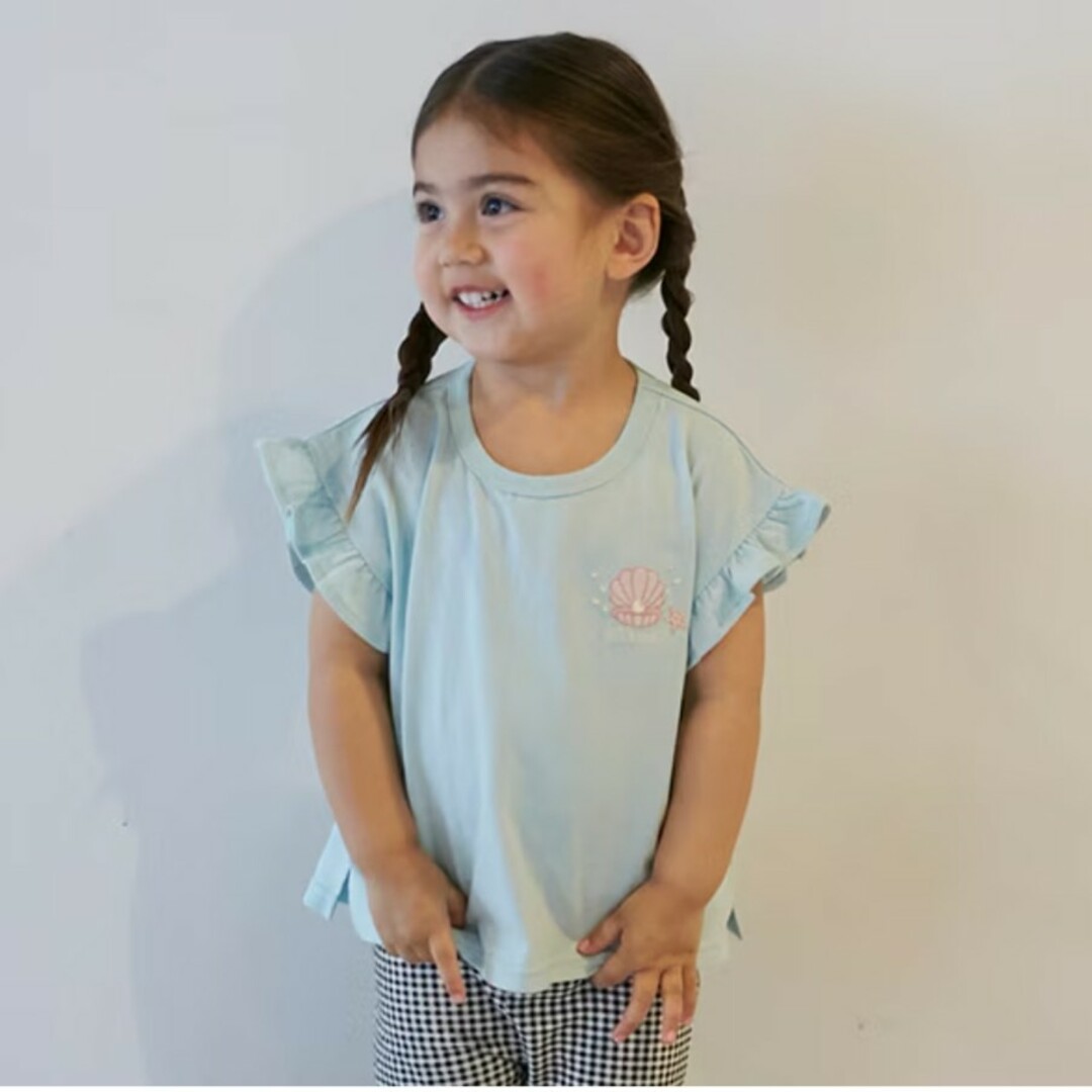 petit main(プティマイン)の新品★プティプラGIRLS半袖Tシャツ100 キッズ/ベビー/マタニティのキッズ服女の子用(90cm~)(Tシャツ/カットソー)の商品写真